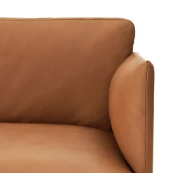 Muuto Sofas*Outline sofa 2-seat, Refine leather cognac-Black Brown