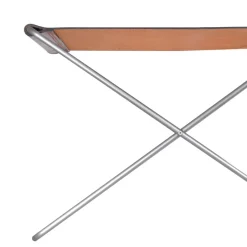 OX Denmarq Armchairs & Footstools*OX Stool stool, Leather cognac. stainless steel Brown