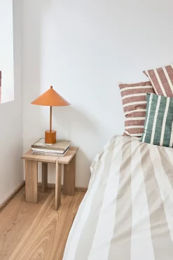 OYOY Side Tables*OY Square side table high 45x40x40 cm, Nature Beige