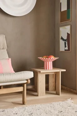 OYOY Side Tables*OY Square side table high 45x40x40 cm, Nature Beige
