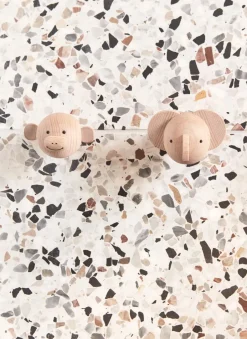 OYOY Clothes Hooks & Hangers*Mini wall hook, Elephant Beige