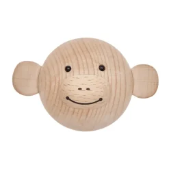 OYOY Clothes Hooks & Hangers*Mini wall hook, Monkey Beige