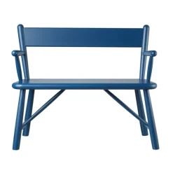 FDB Møbler Children's Chairs|Children's Chairs*P11 children's bench, Beech painted Blue