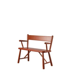 FDB Møbler Children's Chairs|Children's Chairs*P11 children's bench, Beech painted Red