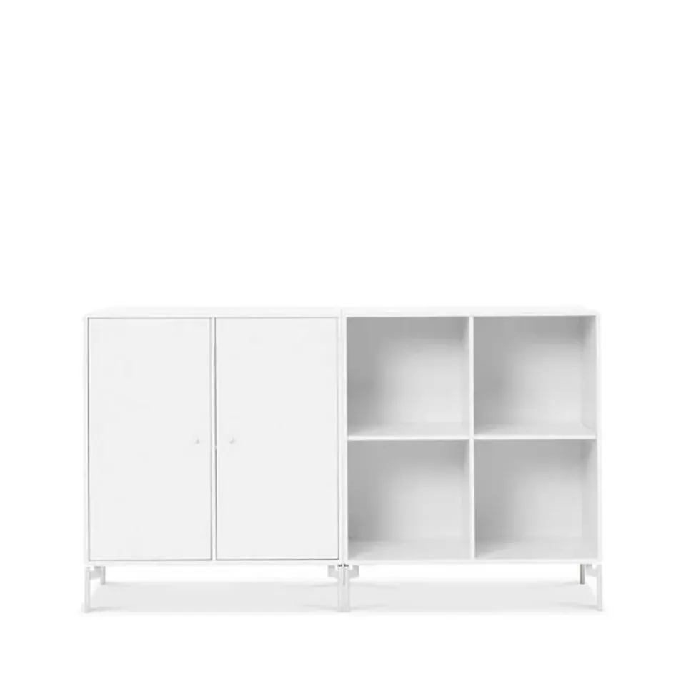 Montana Dressers & Sideboards*Pair side table, New 101, lacquered legs White