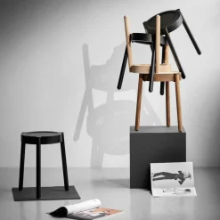 Northern Stools*Pal stool, oak Black