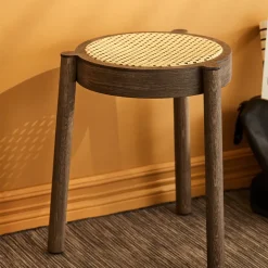 Northern Stools*Pal stool, Smoked oak Beige
