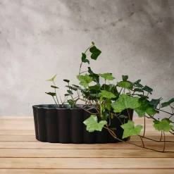 Byarums bruk Balcony Furniture*Palissad plant pot, Black