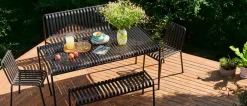 HAY Garden Sofas & Garden Benches*Palissade bench 120x42 cm, Anthracite BlackGrey
