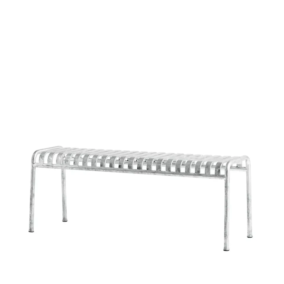 HAY Garden Sofas & Garden Benches*Palissade bench 120x42 cm, Hot galvanized Silver-coloured