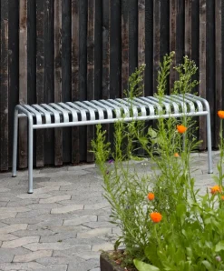 HAY Garden Sofas & Garden Benches*Palissade bench 120x42 cm, Hot galvanized Silver-coloured