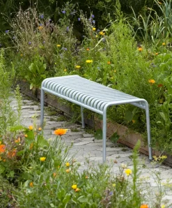 HAY Garden Sofas & Garden Benches*Palissade bench 120x42 cm, Hot galvanized Silver-coloured