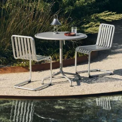 HAY Balcony Furniture*Palissade Cantilever chair, Sky Grey