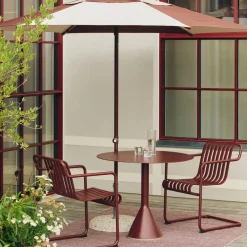 HAY Seating*Palissade Cantilever Dining armchair, Iron Red