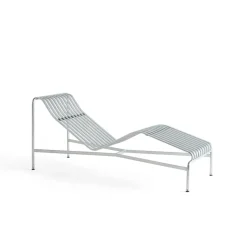 HAY Seating|Garden Sofas & Garden Benches*Palissade chaise lounge, Hot galvanized Silver-coloured