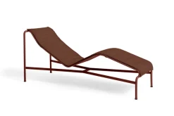 HAY Outdoor Lounge Furniture|Garden Sofas & Garden Benches*Palissade chaise lounge, Iron Red
