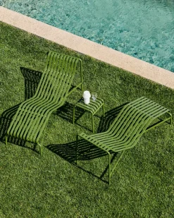 HAY Seating|Garden Sofas & Garden Benches*Palissade chaise lounge, Olive Green