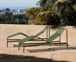 HAY Seating|Garden Sofas & Garden Benches*Palissade chaise lounge, Olive Green