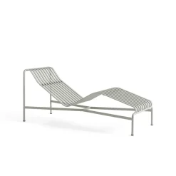 HAY Seating|Outdoor Lounge Furniture*Palissade chaise lounge, Sky Grey