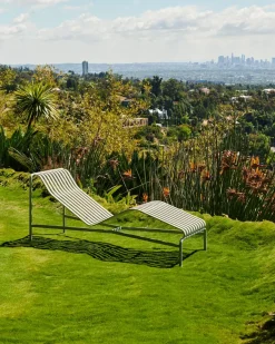 HAY Seating|Outdoor Lounge Furniture*Palissade chaise lounge, Sky Grey