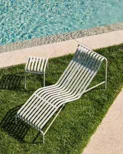 HAY Seating|Outdoor Lounge Furniture*Palissade chaise lounge, Sky Grey