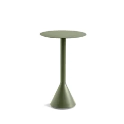 HAY Balcony Furniture|Table For Outdoor Use*Palissade Cone bar table, Olive Green