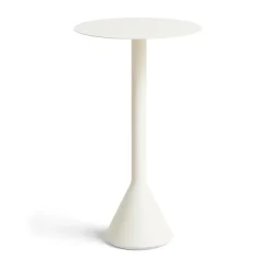 HAY Balcony Furniture*Palissade Cone round coffee table, Cream , Ø60 cm White