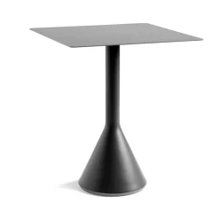 HAY Balcony Furniture|Table For Outdoor Use*Palissade Cone square coffee table 65x65 cm, Anthracite BlackGrey