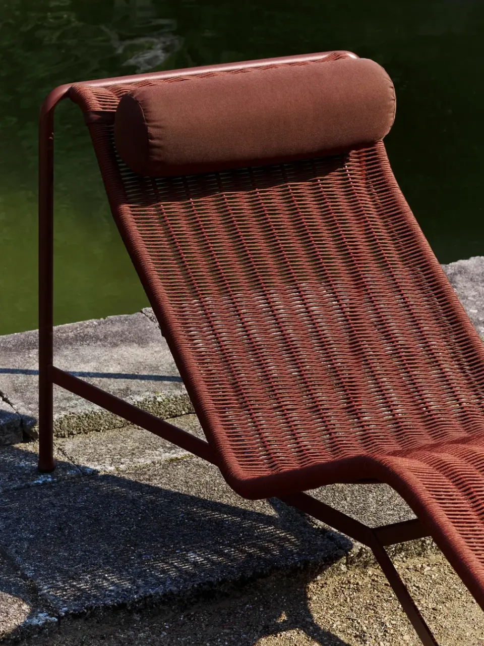 HAY Garden Sofas & Garden Benches*Palissade Cord chaise longue, Iron Red