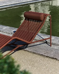 HAY Garden Sofas & Garden Benches*Palissade Cord chaise longue, Iron Red