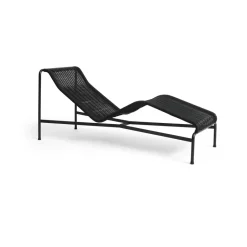HAY Seating|Garden Sofas & Garden Benches*Palissade Cord chaise longue, Anthracite Black