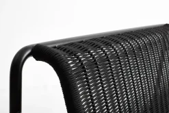 HAY Garden Sofas & Garden Benches|Outdoor Lounge Furniture*Palissade Cord lounge sofa, Anthracite Black