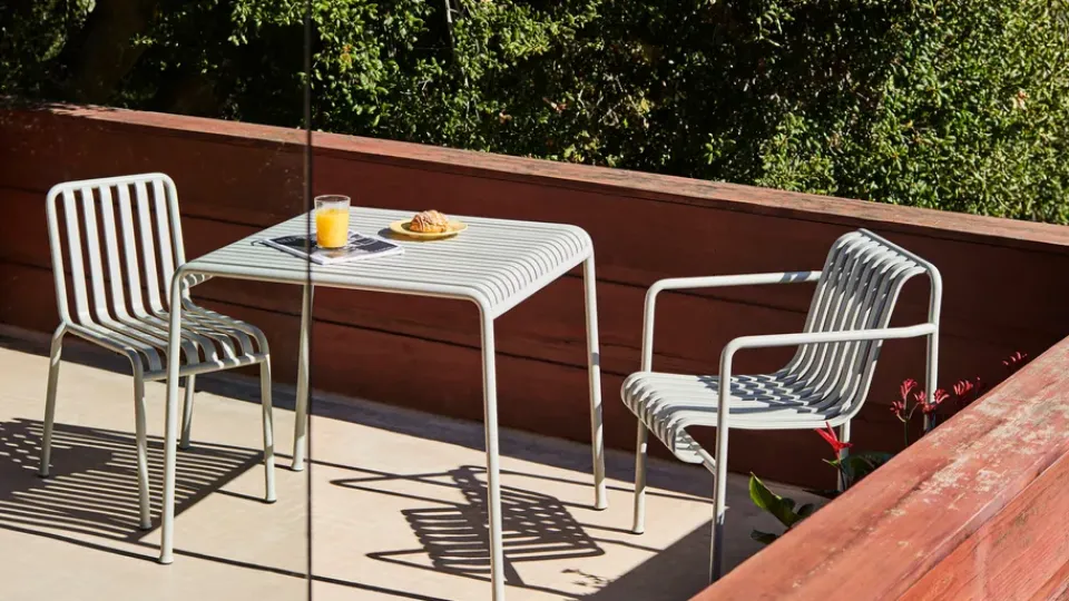 HAY Seating*Palissade dining armchair, Sky Grey