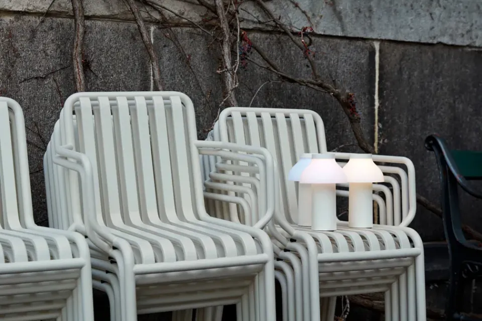 HAY Seating*Palissade dining armchair, Sky Grey