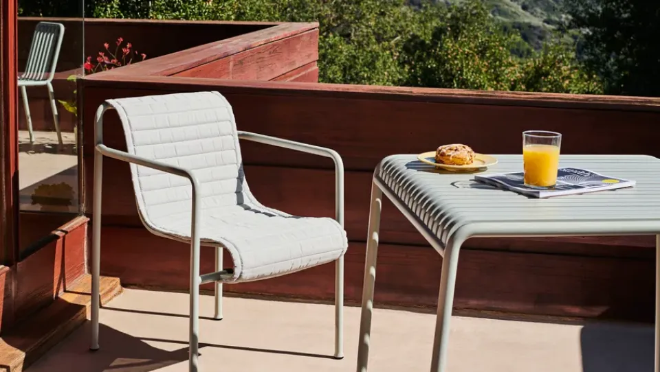 HAY Seating*Palissade dining armchair, Sky Grey