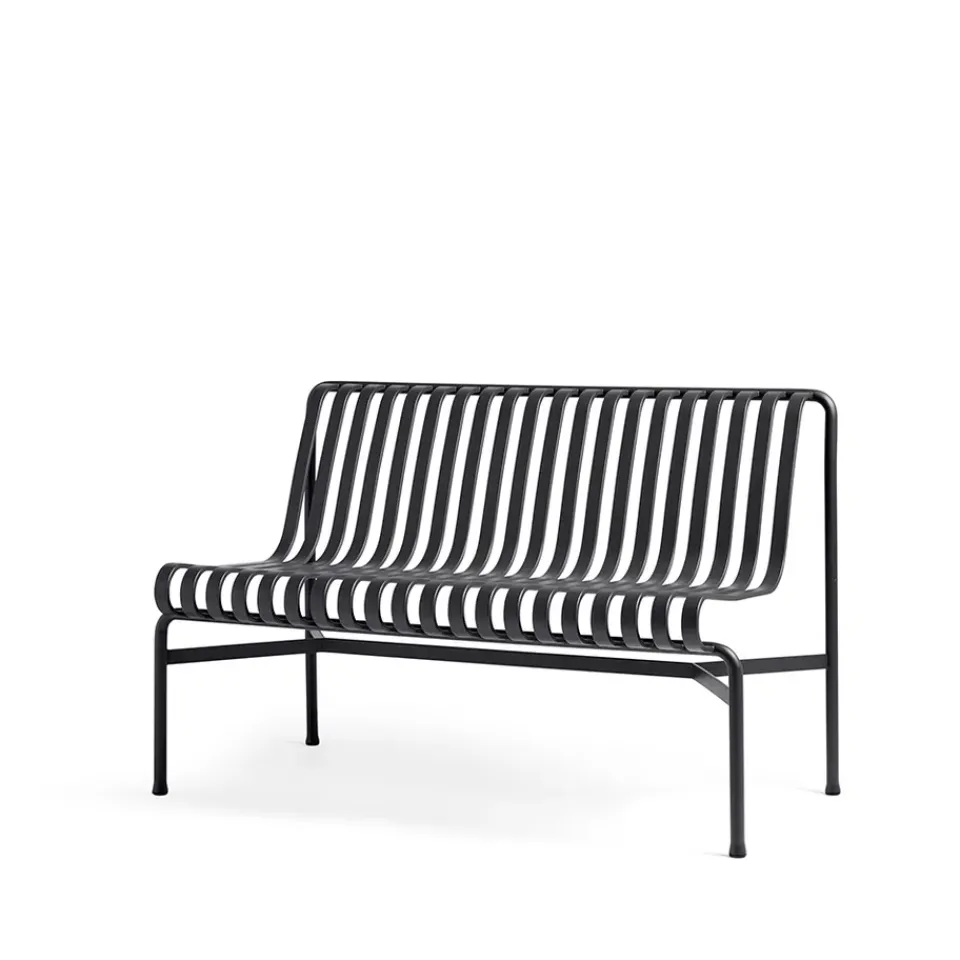 HAY Garden Sofas & Garden Benches*Palissade Dining bench without armrest, Anthracite BlackGrey