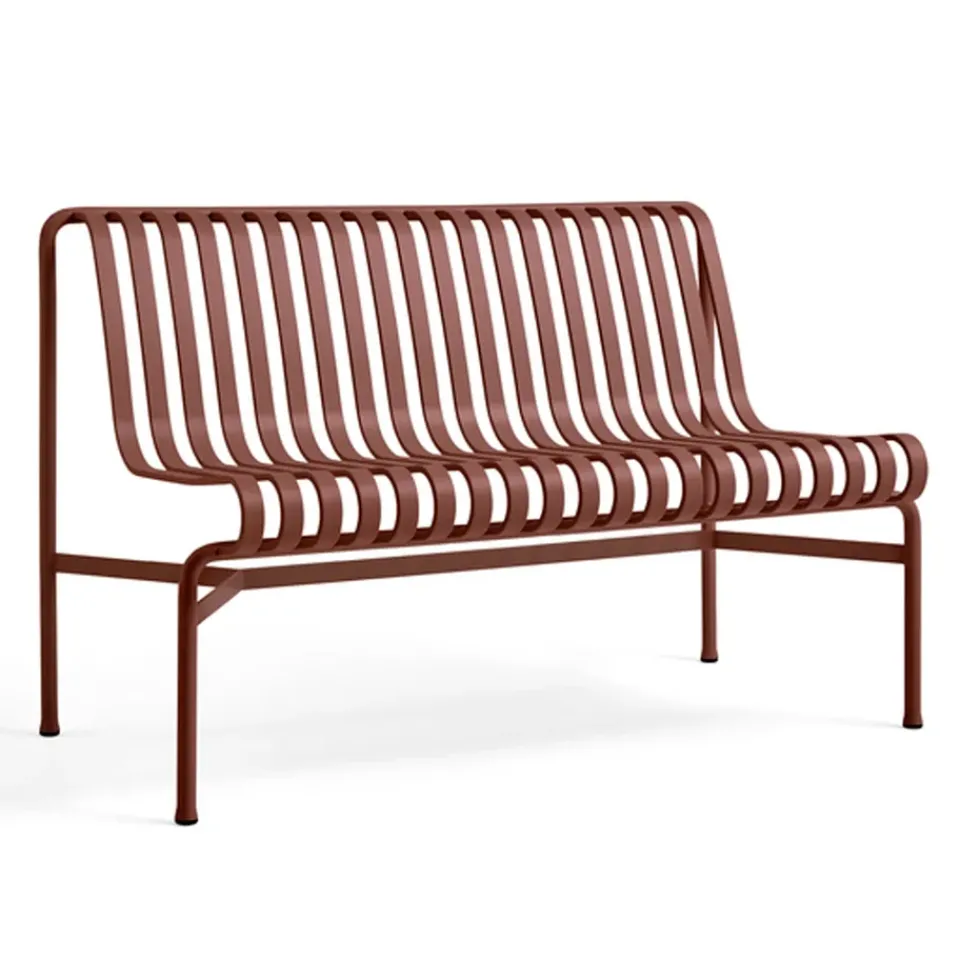 HAY Garden Sofas & Garden Benches*Palissade Dining bench without armrest, Iron Red