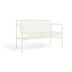 HAY Garden Sofas & Garden Benches*Palissade Dining bench with armrests, Cream White