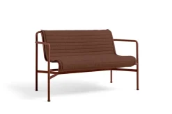 HAY Garden Sofas & Garden Benches*Palissade Dining bench with armrests, Iron Red
