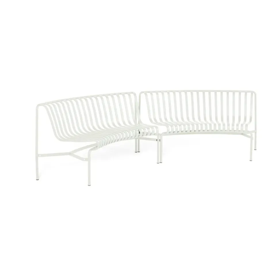 HAY Garden Sofas & Garden Benches*Palissade Dining park bench in-in, Cream White