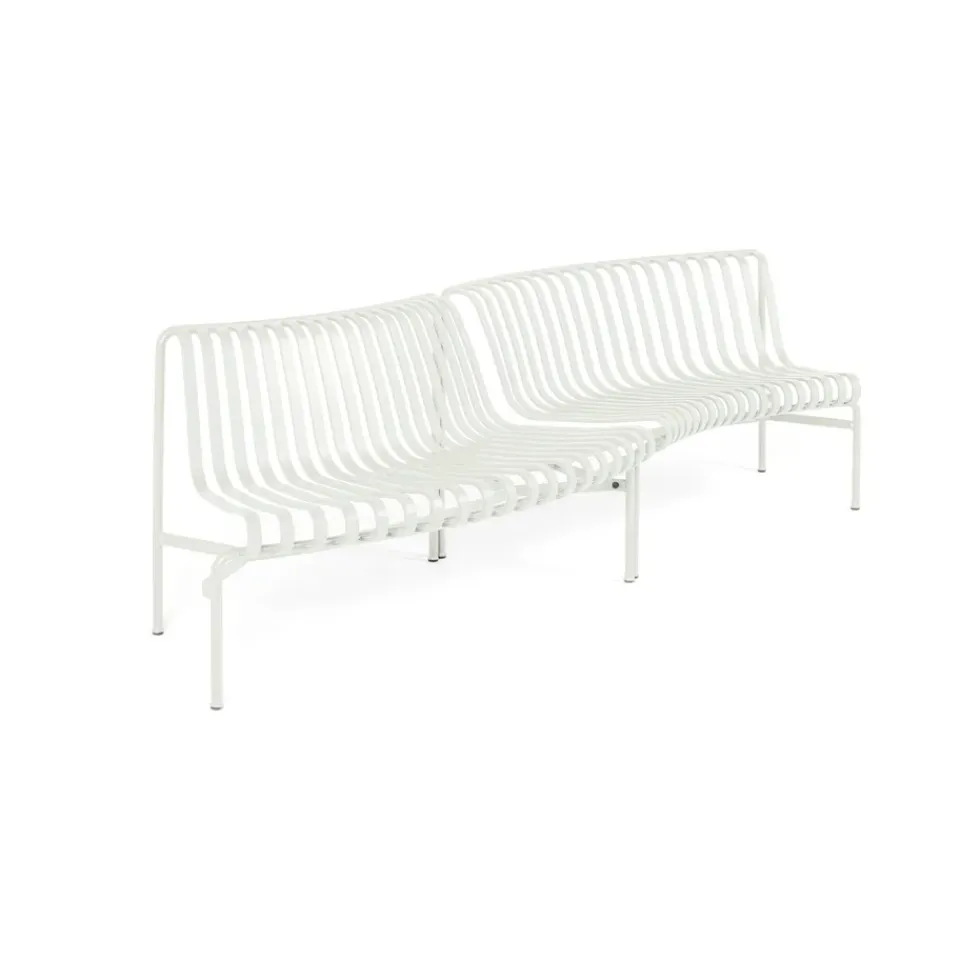 HAY Garden Sofas & Garden Benches*Palissade Dining park bench in-out, Cream White