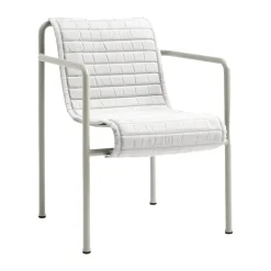 HAY Seat Cushions & Pads*Palissade Dining Quilted armchair cushion, Sky Grey