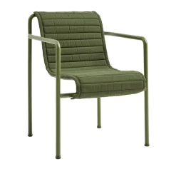 HAY Garden Details & Accessories|Seat Cushions & Pads*Palissade Dining Quilted armchair cushion, Olive Green