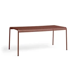 HAY Table For Outdoor Use*Palissade dining table 170x90 cm, Iron Red