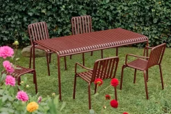 HAY Table For Outdoor Use*Palissade dining table 170x90 cm, Iron Red