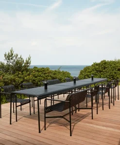 HAY Table For Outdoor Use*Palissade dining table 170x90 cm, Anthracite BlackGrey