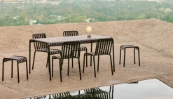 HAY Table For Outdoor Use*Palissade dining table 170x90 cm, Anthracite BlackGrey
