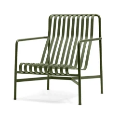 HAY Outdoor Lounge Furniture*Palissade High lounge chair, Olive Green