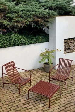 HAY Outdoor Lounge Furniture*Palissade High lounge chair, Iron Red