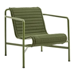 HAY Seat Cushions & Pads*Palissade High Quilted lounge chair cushion, Olive, for lounge armchair high Green